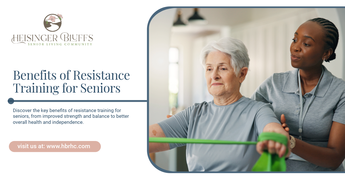 Benefits of Resistance Training for Seniors | Heisinger Bluffs