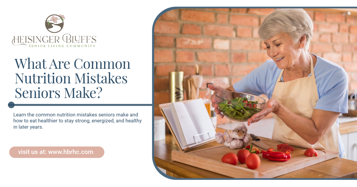 Common Nutrition Mistakes Seniors Make to Avoid