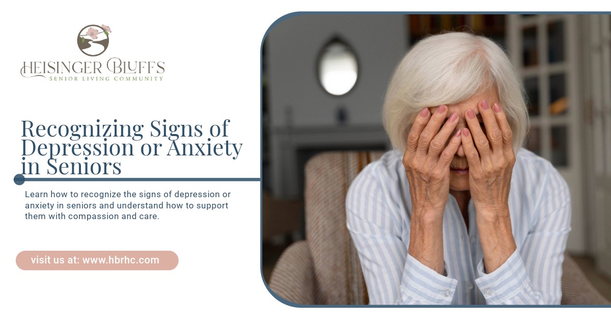 An older woman is covering her face with her hands.