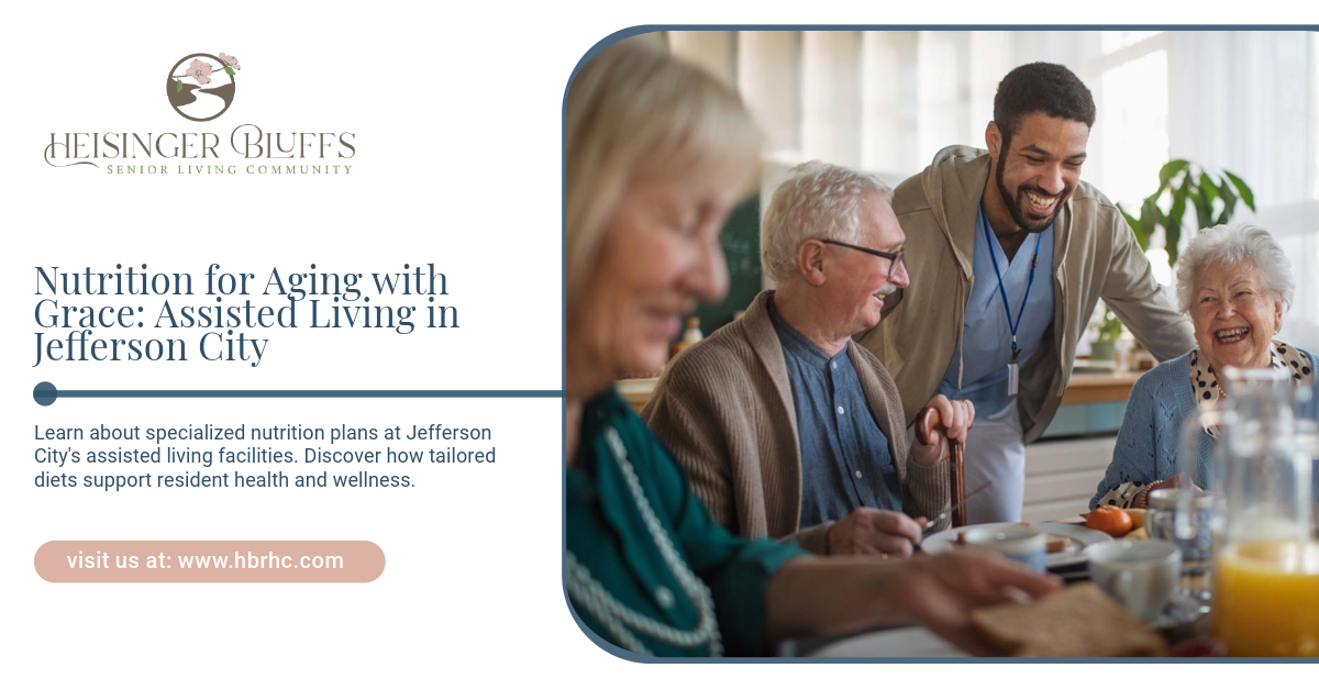 A man is standing next to a group of elderly people sitting at a table.