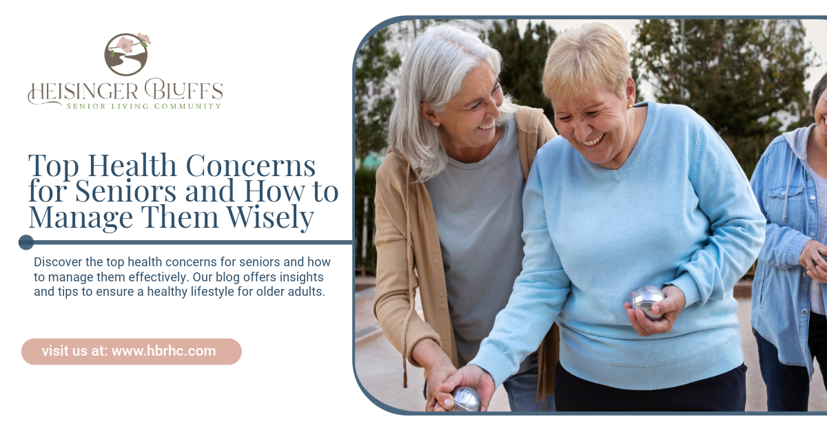 Learn the top health concerns for seniors and how to manage them effectively. Discover insights and tips to ensure a healthy lifestyle for older adults.