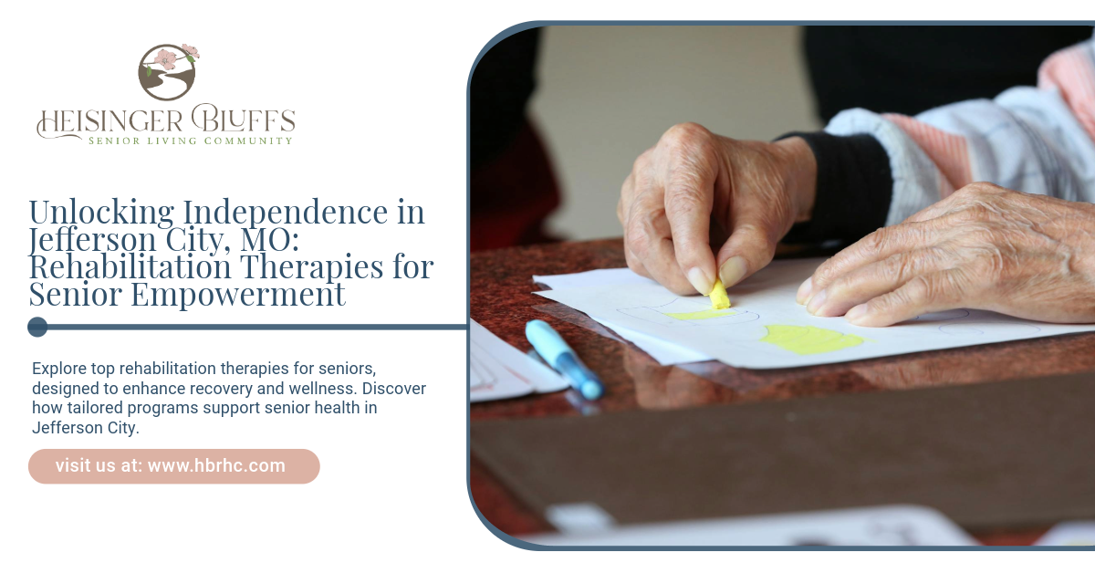 Rehabilitation Therapies for Seniors