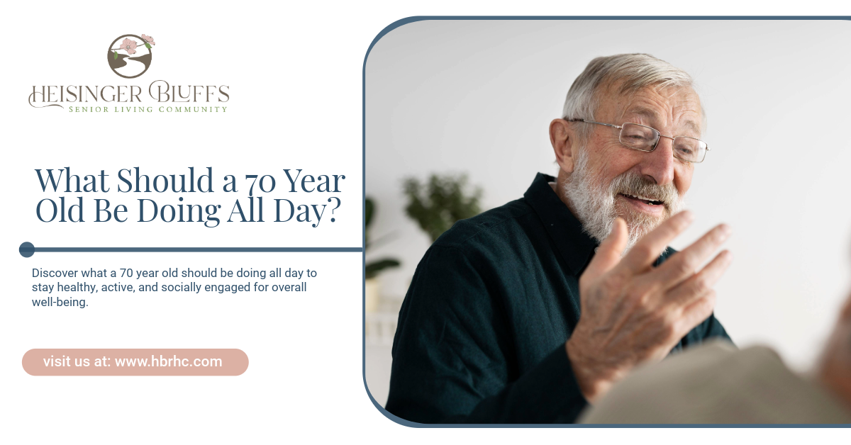 An elderly man with glasses is talking.