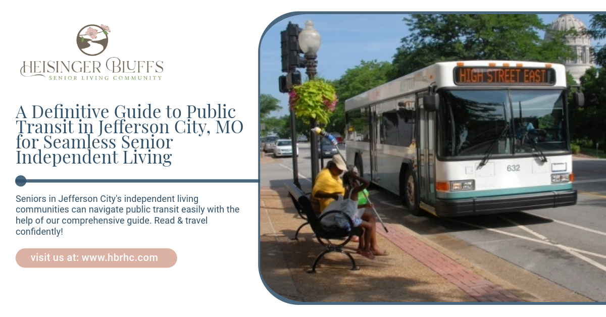 A bus is stopped at a bus stop in jefferson city mo