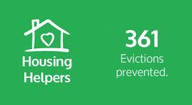 The logo for housing helpers shows a house with a heart on the roof.