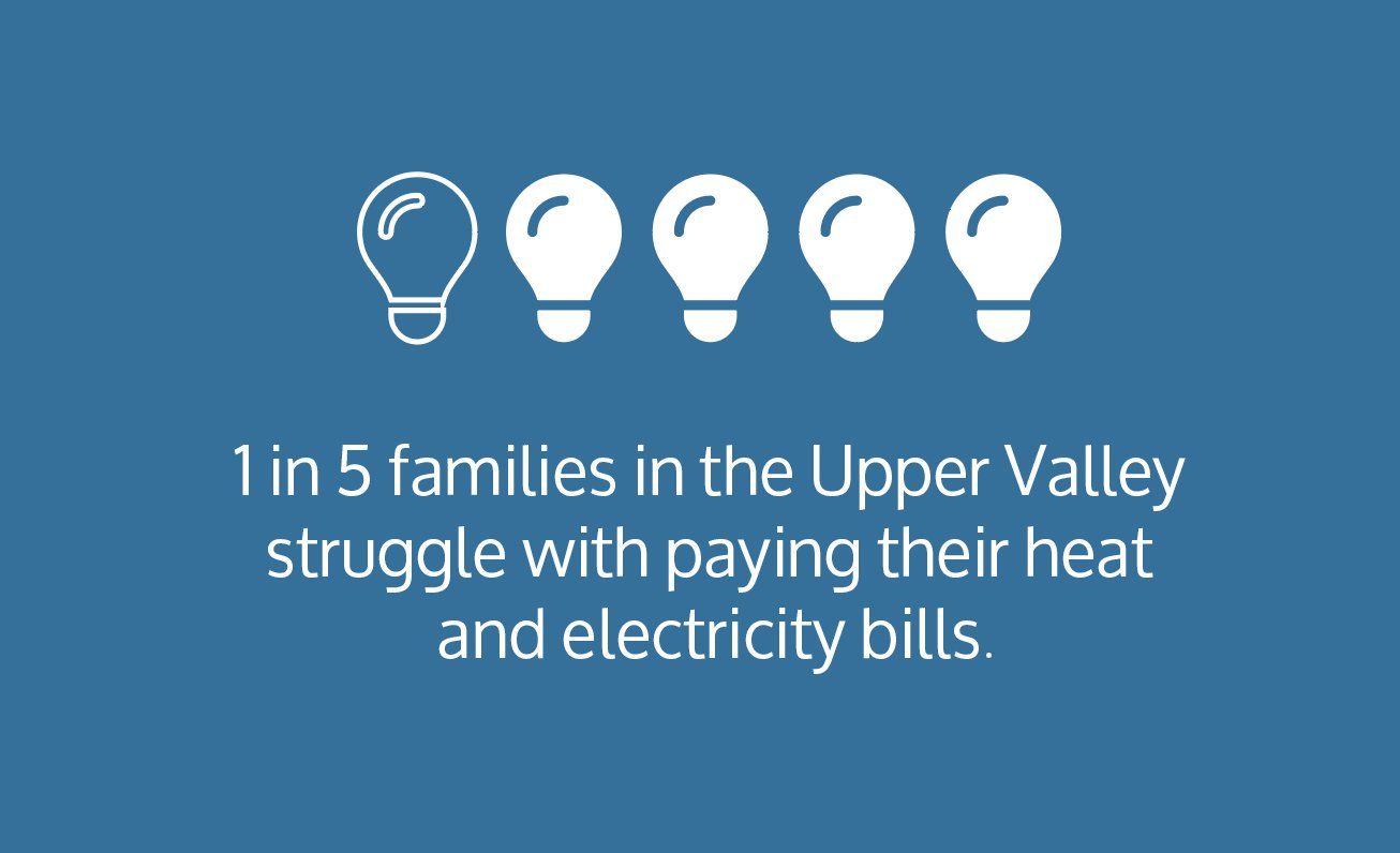 5 families in the upper valley struggle with paying their heat and electricity bills