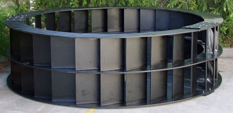 A large black metal object is sitting on the ground - Engineering Tooling In Thornton, NSW