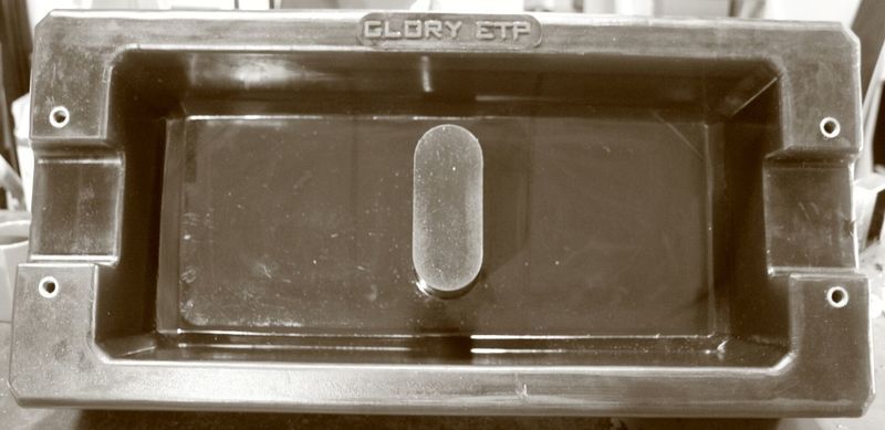 A black and white photo of a glory etp container - Engineering Tooling In Thornton, NSW