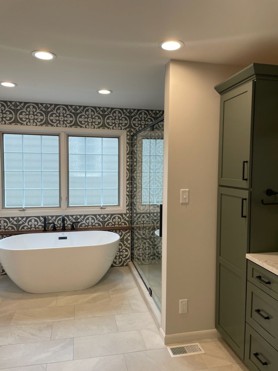 Floor Tile, Wall Tile, Fine Design Interiors, Topeka, KS
