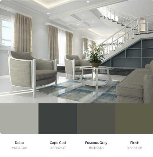 Furniture and draperies