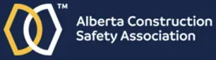The logo for the alberta construction safety association