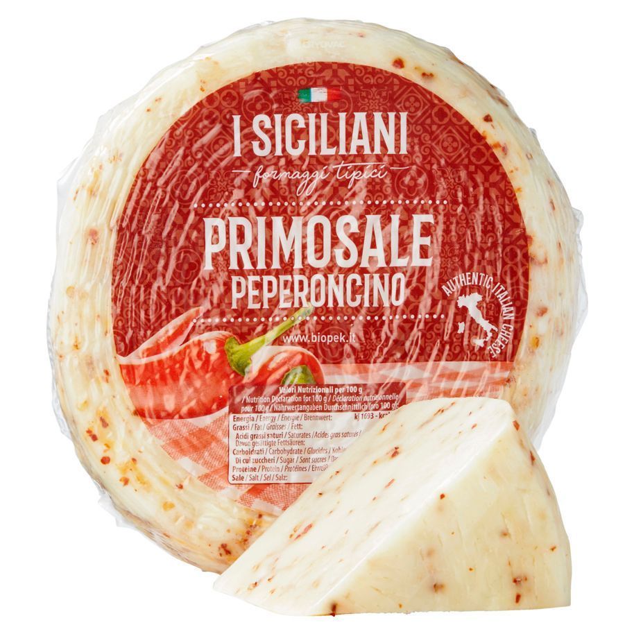 Sicilian Pecorino 250 gr Red Pepper(Spicy)
