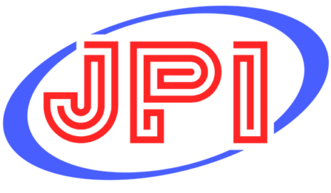 a red and blue logo for jpi is on a white background .