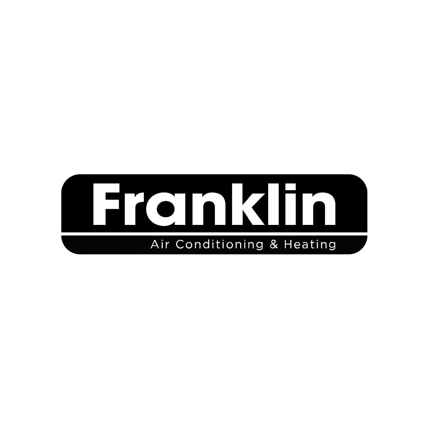 Logo de climatisation et de chauffage Franklin sur fond blanc