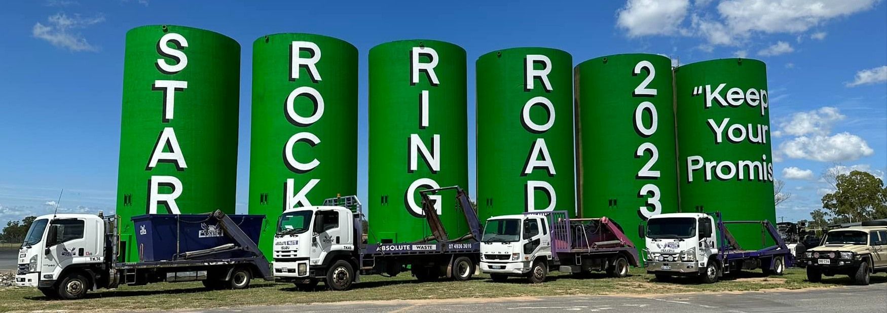 Waste Removal Truck for Hire — Absolute Waste in Mulara, QLD