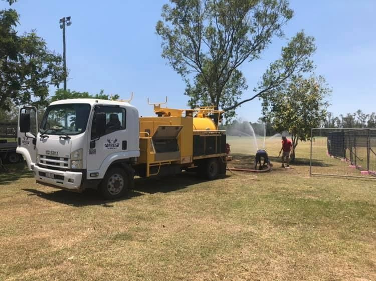 Septic Tank Clean Up on the Field — Absolute Waste in Mulara, QLD