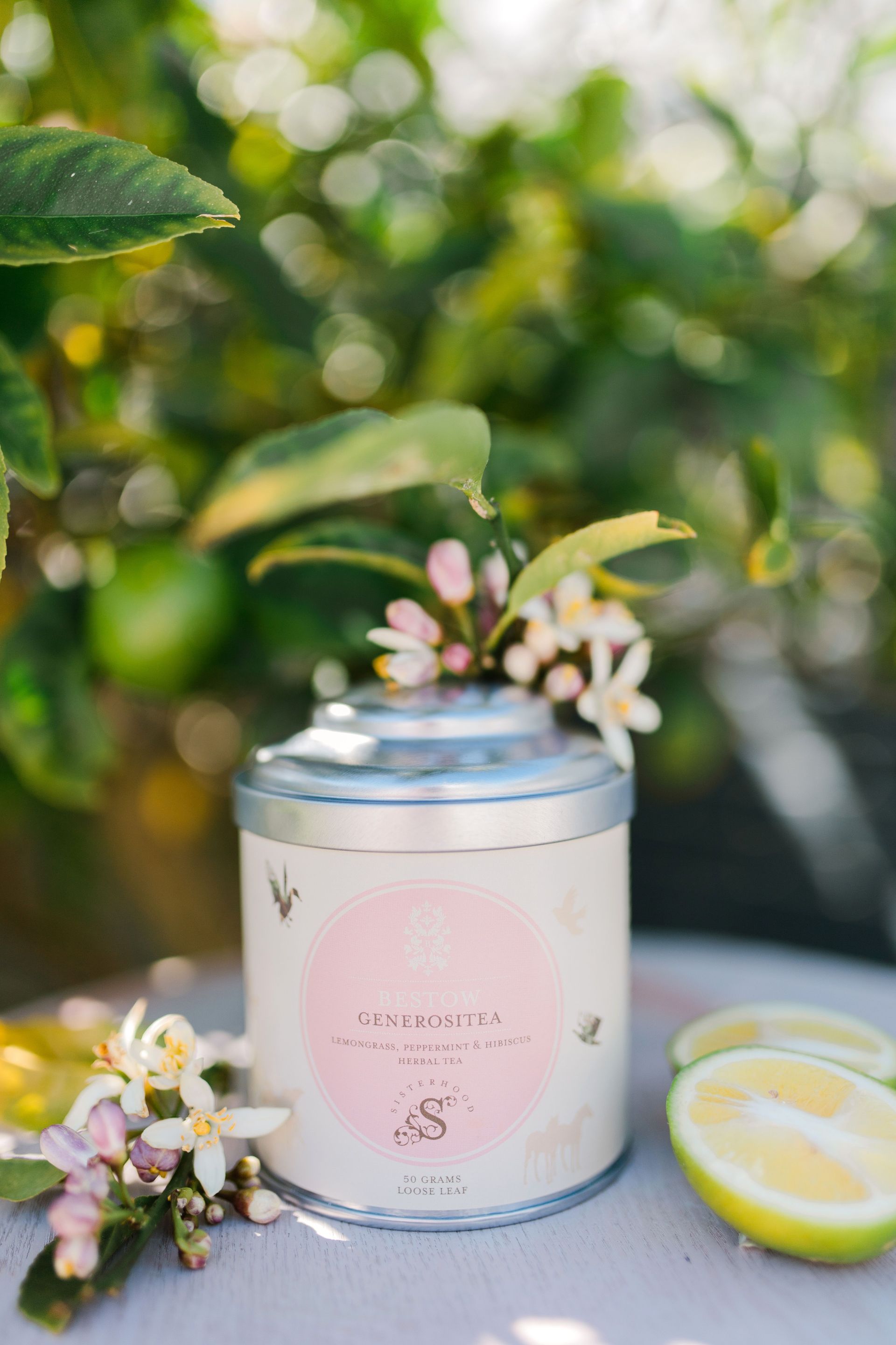 Bestow Generositea Organic Herbal Tea Tin - 50gm