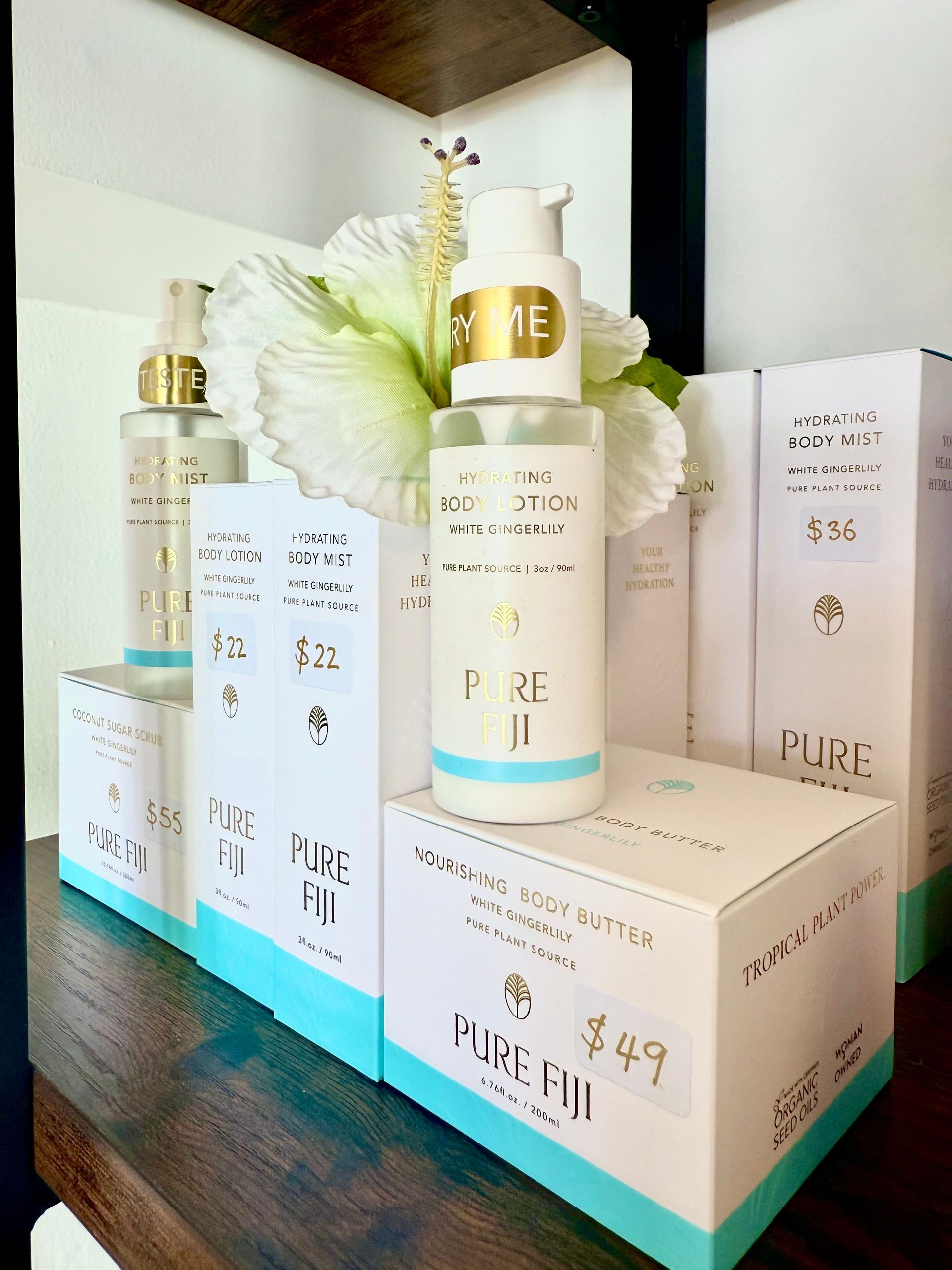 Pure Fiji Body Shower Gel White Gingerlily - 280ml