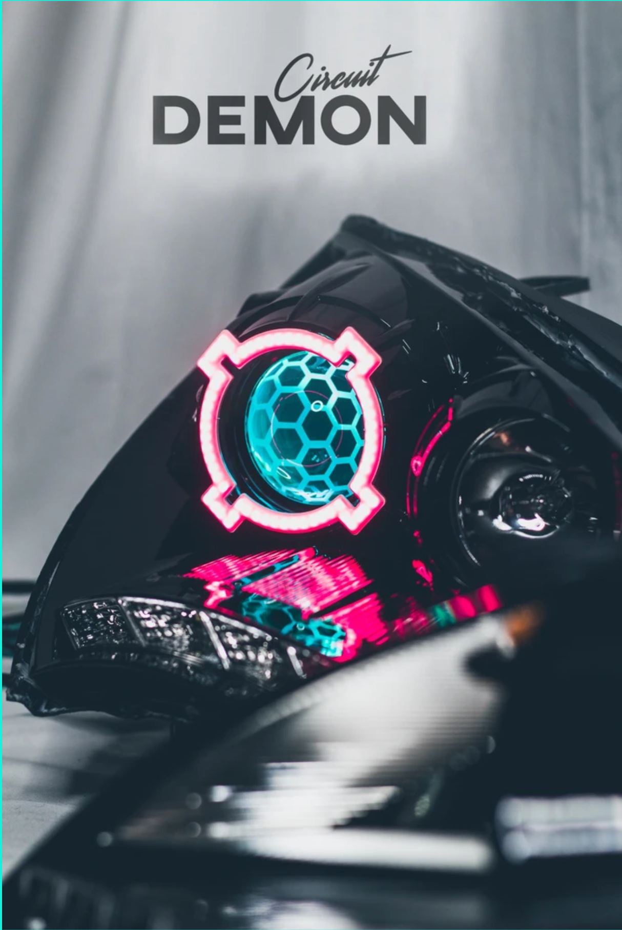 blue pink circuit demon