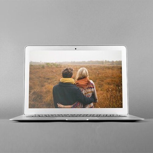Picture on a laptop