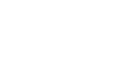 Logo circolare molto tenue con un amo da pesca stilizzato e la parola