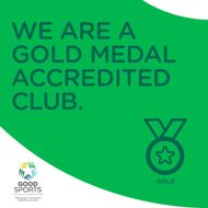 Good Sports Gold Medal Accreditation.