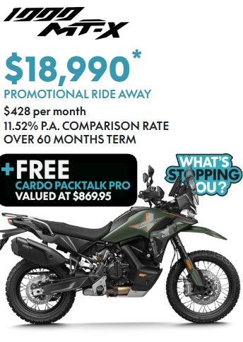 CF MOTO 800MT EXPLORE RIDE AWAY