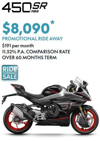 CF MOTO 450 SR ABS  RIDE AWAY