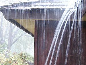 Beautiful Roof While Raining — Baton Rouge, LA — Pioneer Gutters
