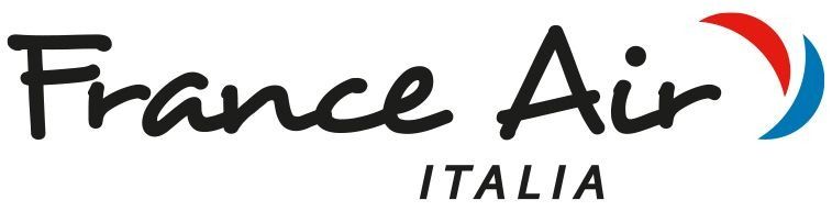 Il logo di France Air Italia, con la scritta nera 