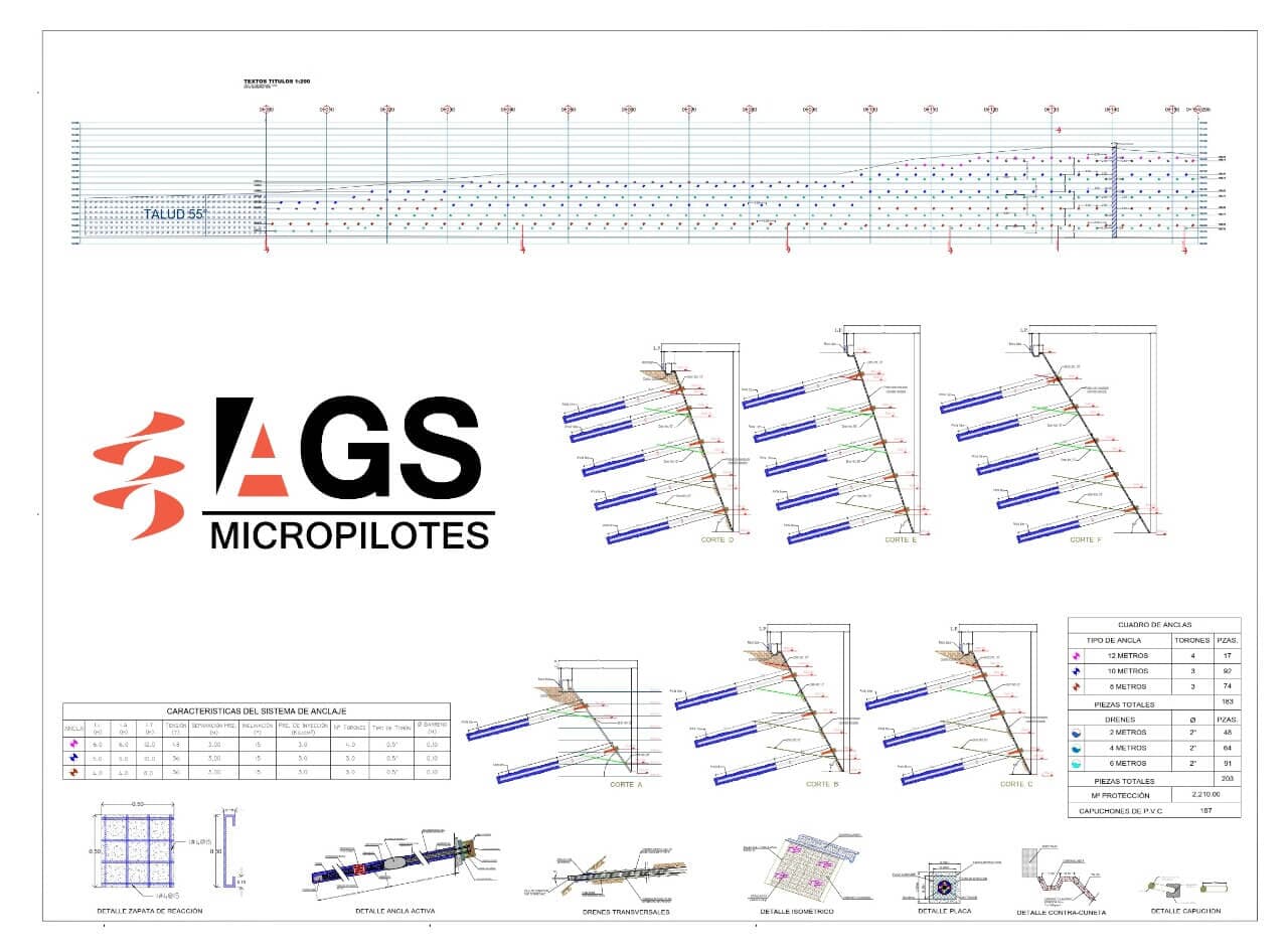 AGS MICROPILOTES - PLANOS