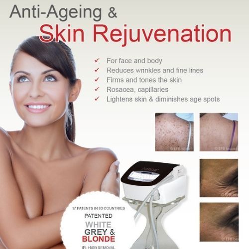 An advertisement for anti-ageing and skin rejuvenation