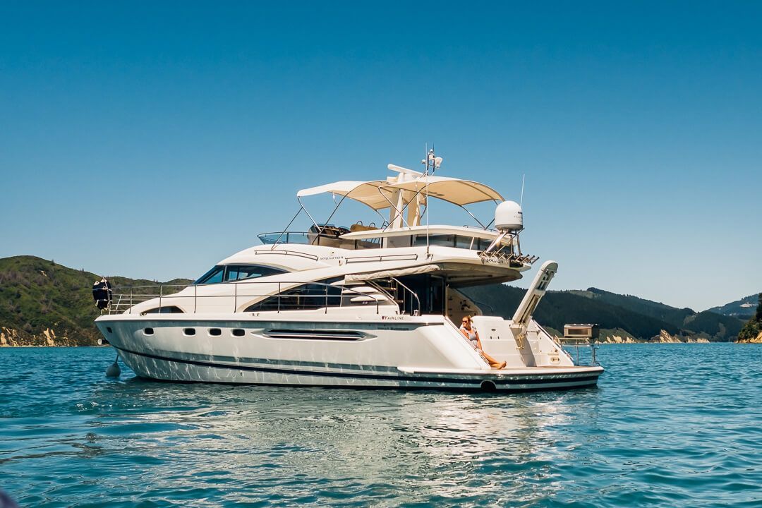 Indian Summer Launch Accommodation in Marlborough Sounds NZ