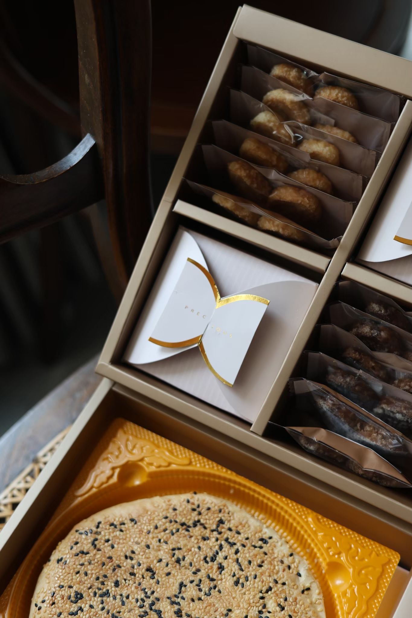 法式手工餅＋經典大餅（中西式喜餅雙層禮盒）