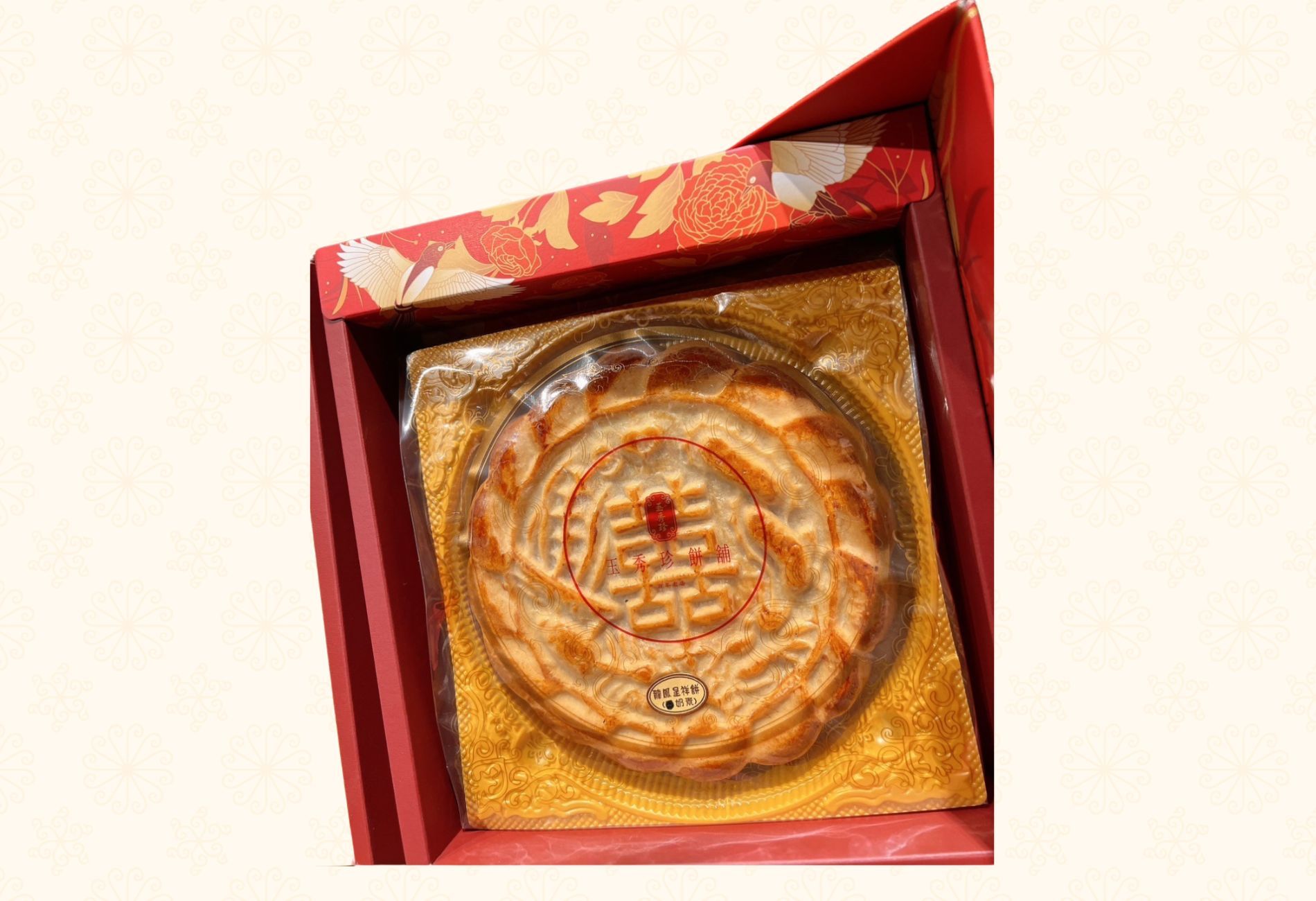 比翼鑲金雙開盛宴（中西式雙層禮盒）（也可全部放八個中式小餅）