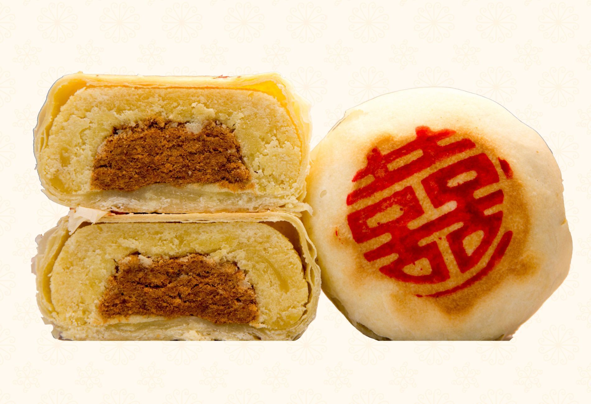肉鬆綠豆椪