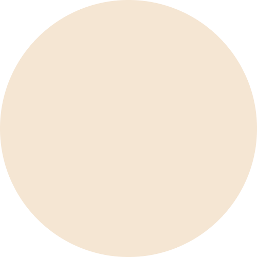 Hellbeige Kreise auf weißem Hintergrund