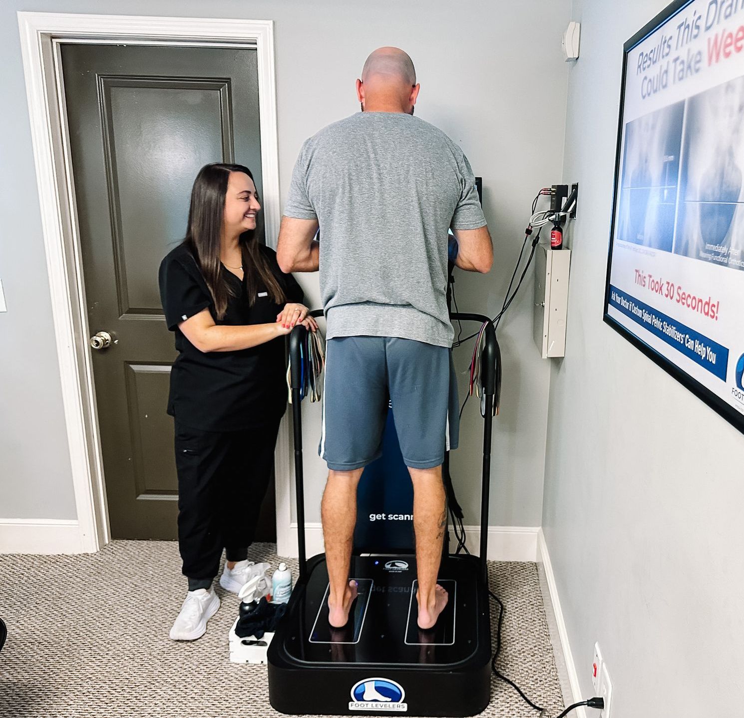 custom orthotics scan
