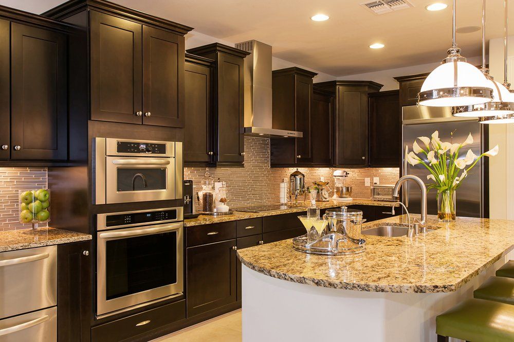Luxury Kitchen With Counter Tops — Halifax, NC — Doug’s Tile Company