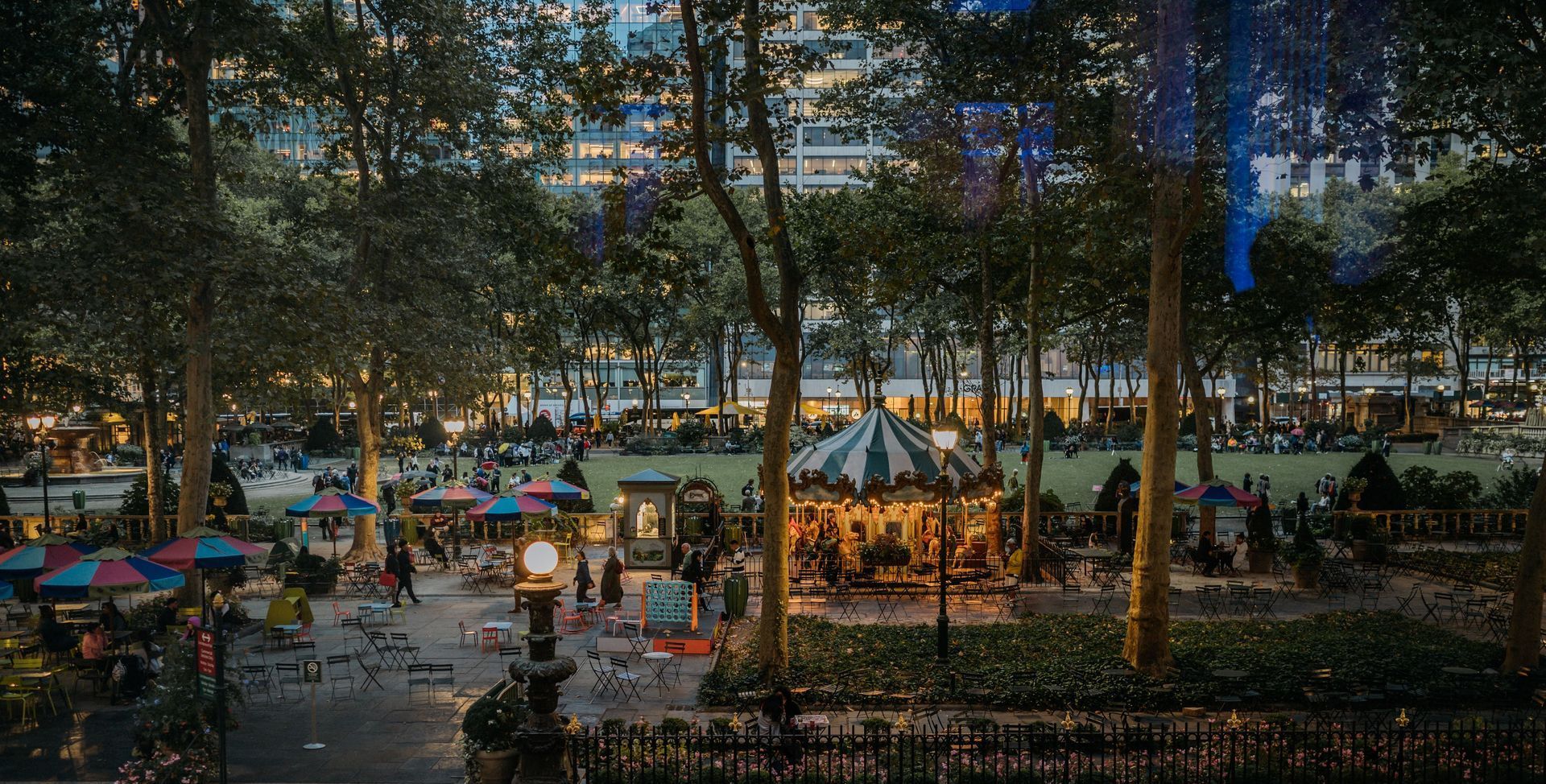 Bryant Park from GH on the Park