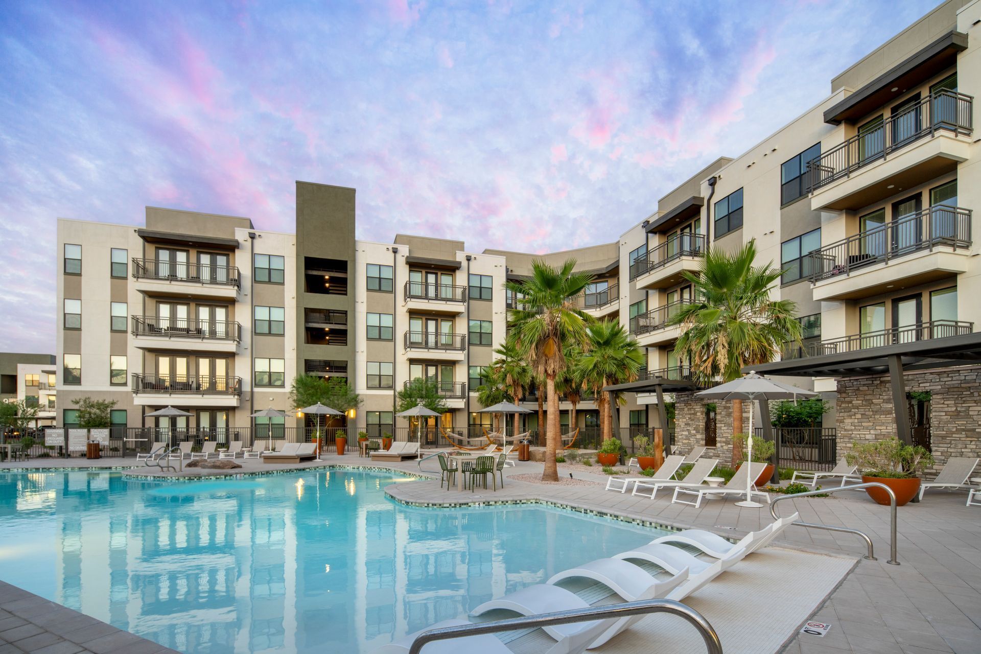 Beautiful resort-style pool at Livano Avondale.