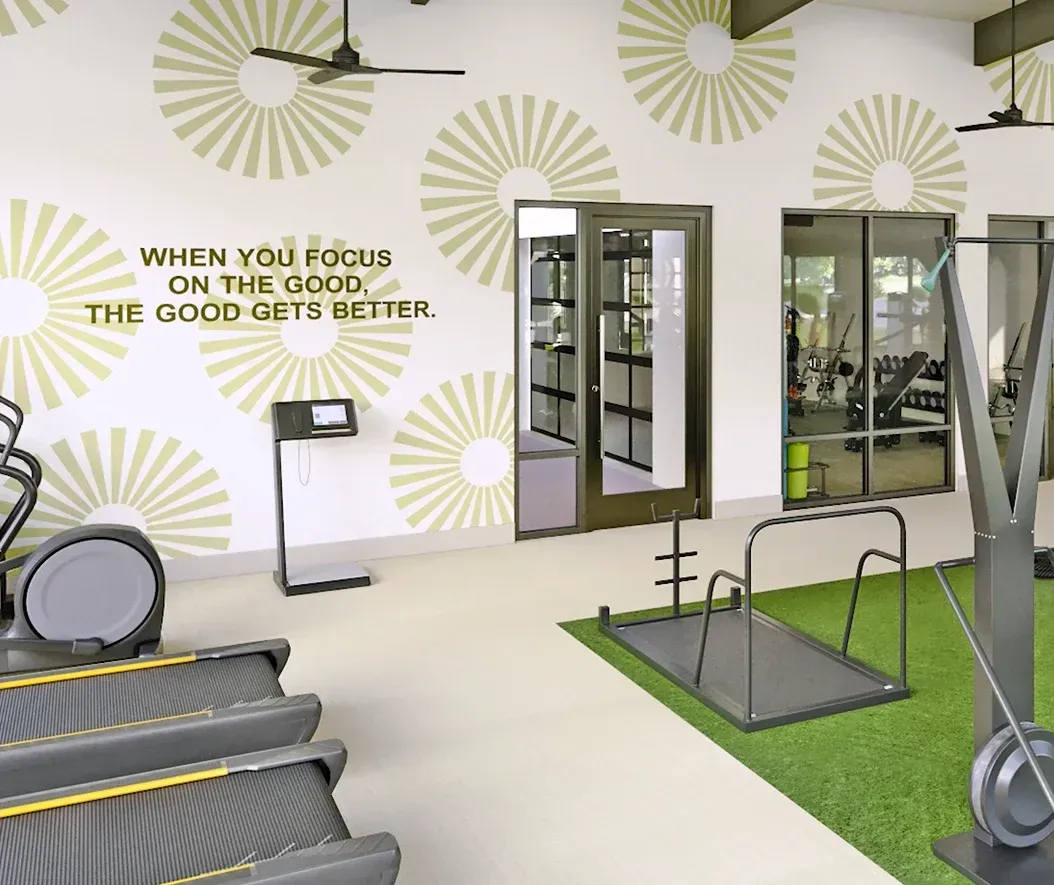 Cardio equipment in the fitness center at Livano Avondale.
