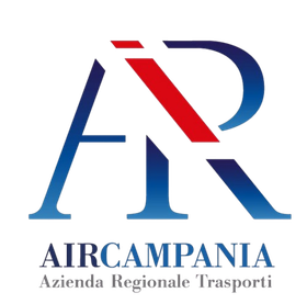 A logo for aircampania azienda regionale trasporti