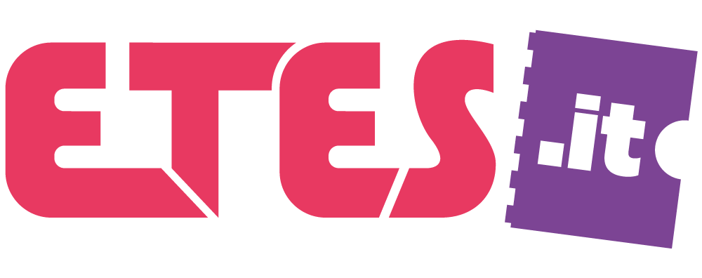 Un logo rosso e viola per etes.it