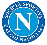 Il logo del calcio napoli spa è un cerchio blu con una lettera n bianca al suo interno.