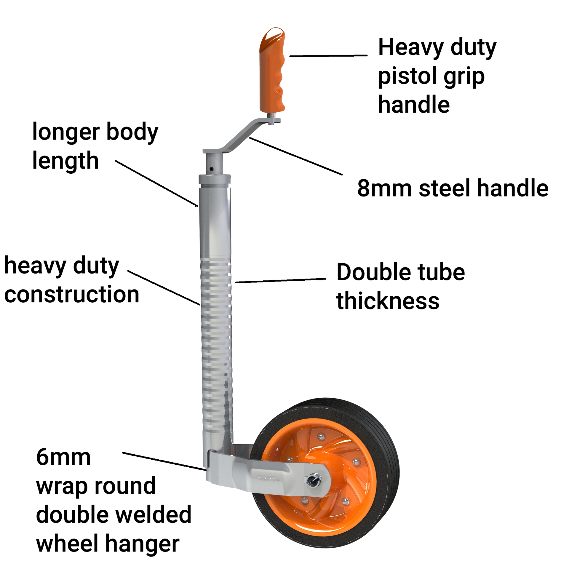 The Ultimate Caravan Jockey Wheel by Kartt in Collaboration with The