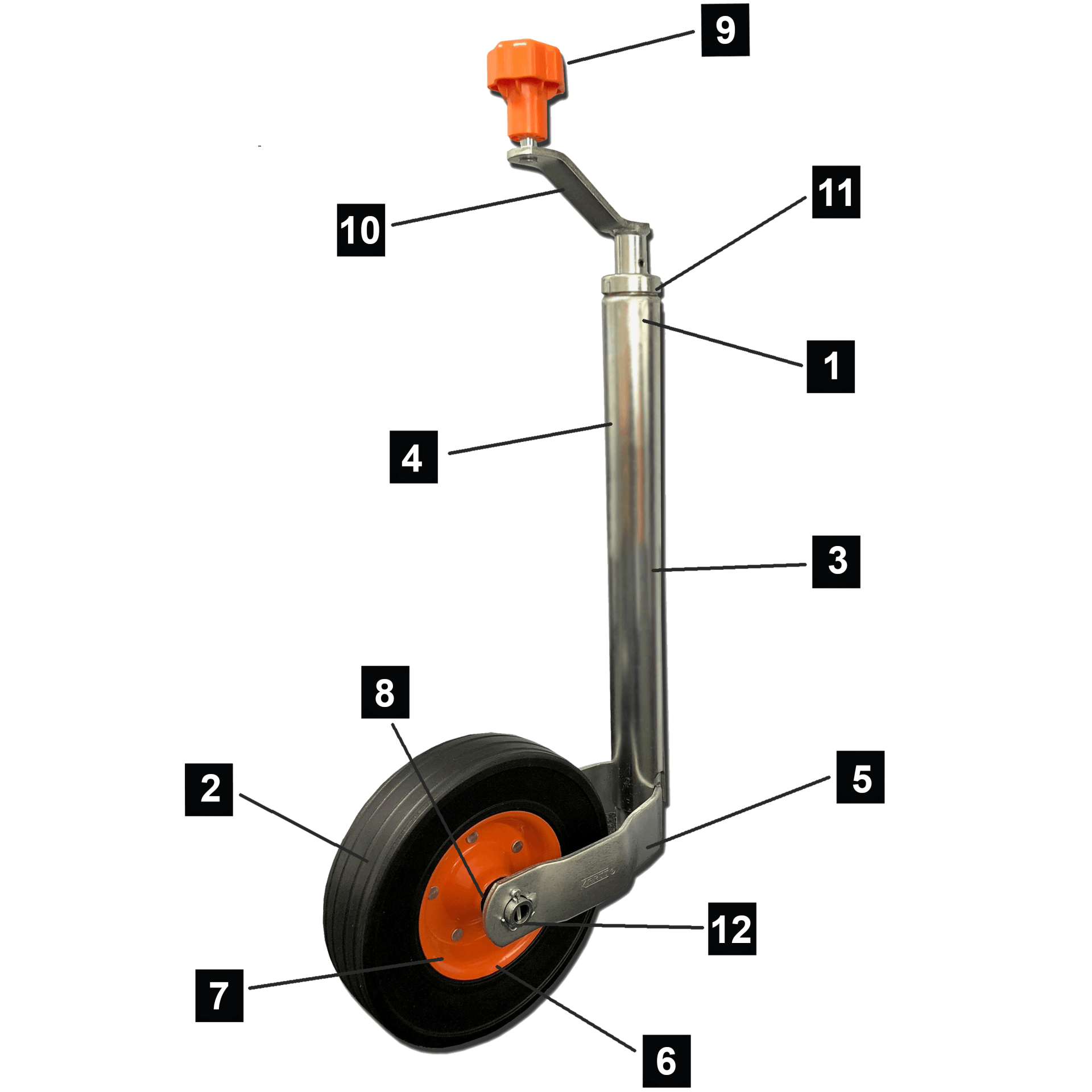 The Ultimate Caravan Jockey Wheel by Kartt in Collaboration with The