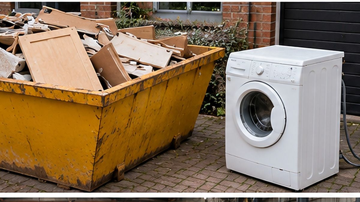 Can you put appliances in a skip?