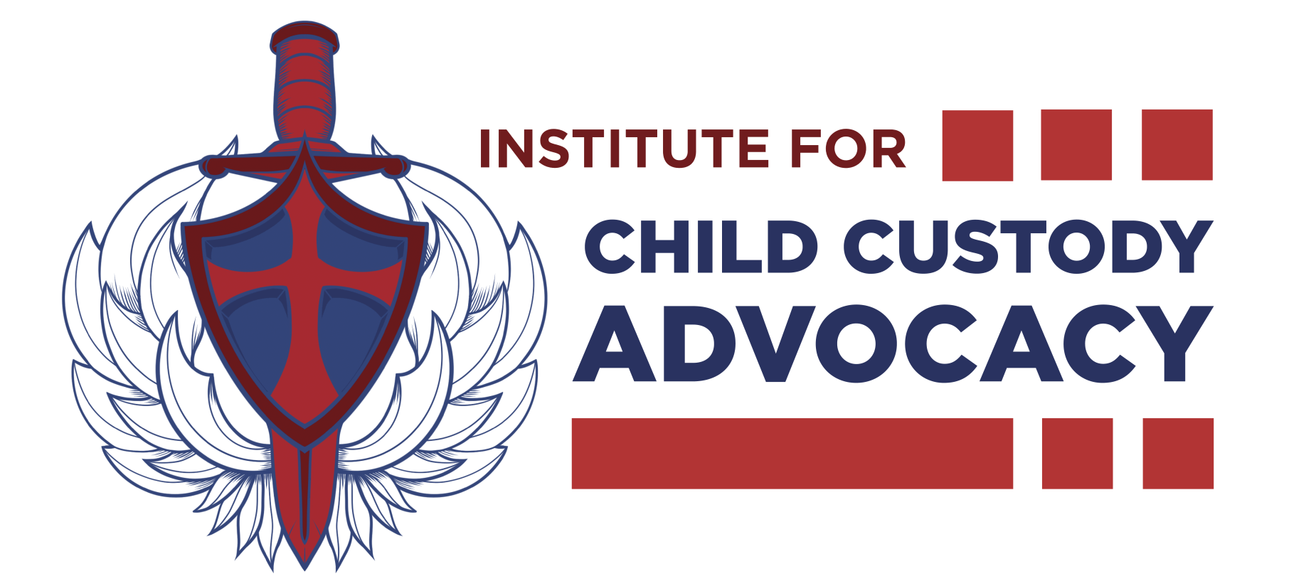 The logo for the institute for child custody advocacy