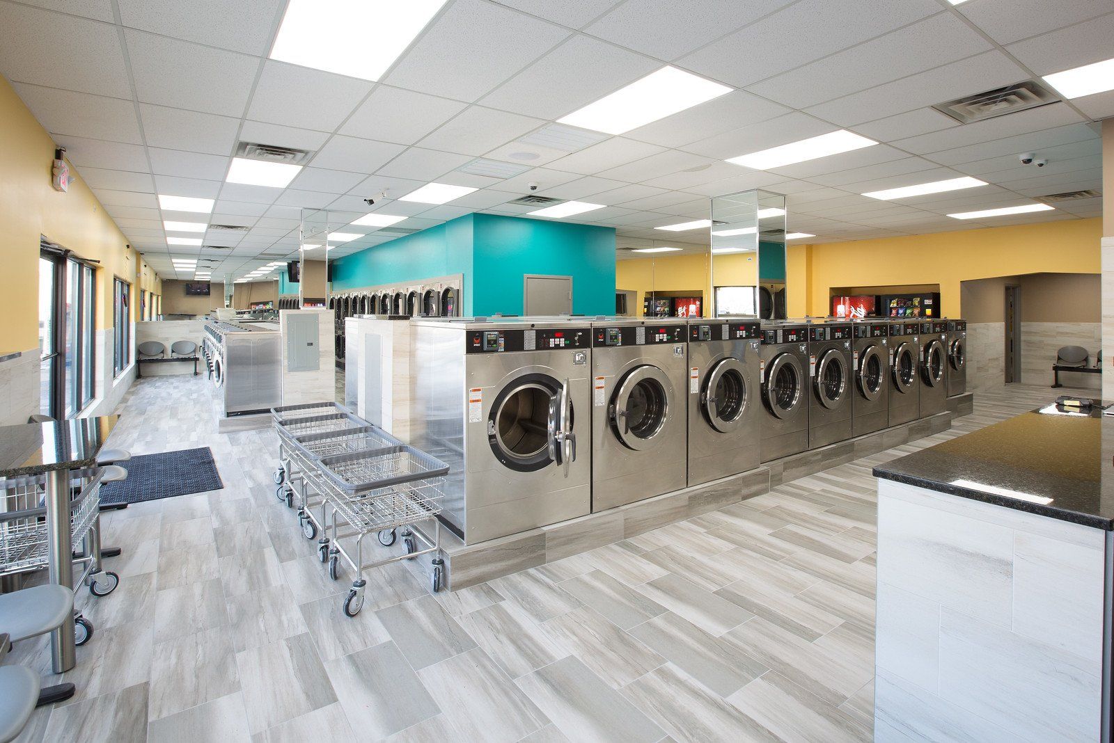 Blue Leaf Laundromat equipment